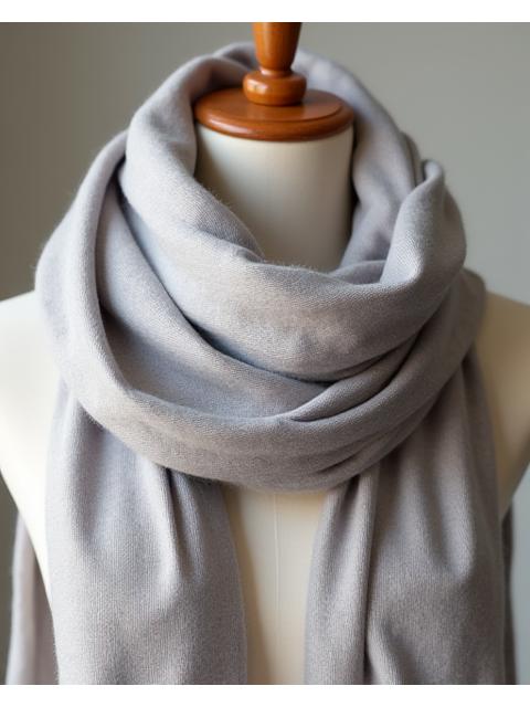 Bufanda de lana fina artesanal